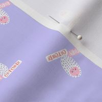 Baby Catcher Purple and Dots Cute Postpartum and Labor and Delivery Nursing Doctor OBGYN Neonatologist