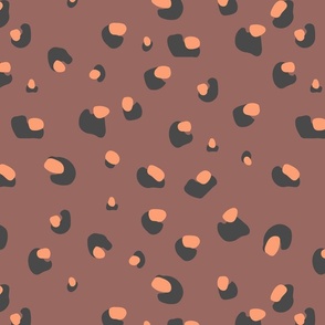 Brown and Terracotta Leopard