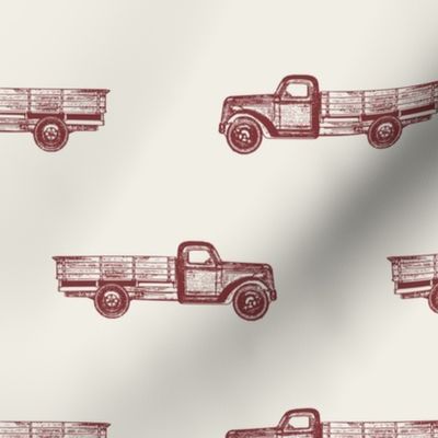 Vintage Pickup Truck - Red