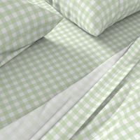 12" Abstract geometric green and white checkered stripe trend pattern grid