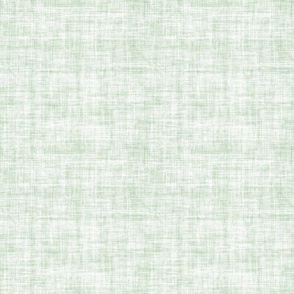 Light Green Linen Texture - Medium Scale - Celadon Pistachio Green
