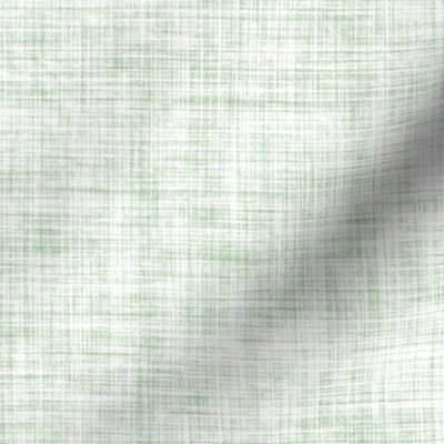 Light Green Linen Texture - Large Scale - Celadon Pistachio Green