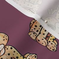 Cheetah Watercolor - Pink