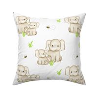 Safari Animals Elephant Baby Nursery 