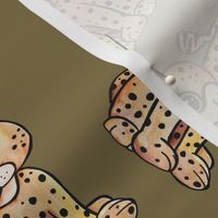 Cheetah Watercolor - Tan