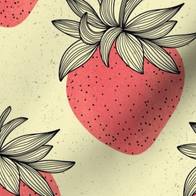 Strawberry Ink Seamless