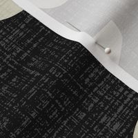Affirmations Lumbar Pillow - Black and Beige - Large scale ©designsbyroochita