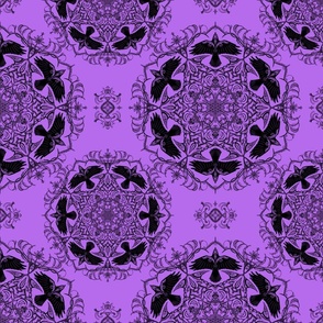 Raven Mandala Purple