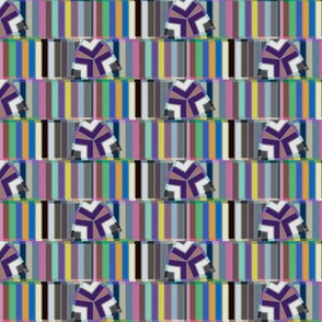 liquorice - stripe and block 