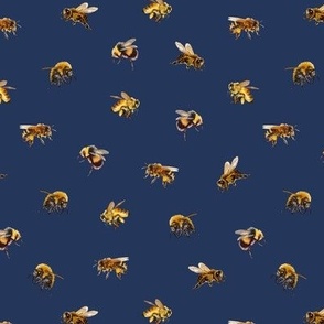 Honey Bees - Small - Navy