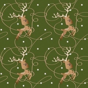 Leaping Reindeer 