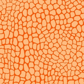 Lizard Pattern Orange (large)