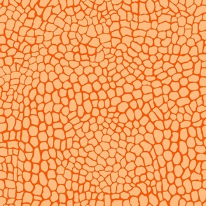 Lizard Pattern Orange