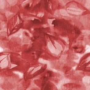 leaves red monochromatic abstract resize 2p