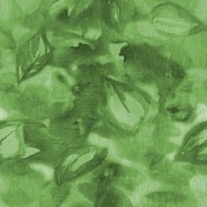 leaves green monochromatic abstract resize 2q
