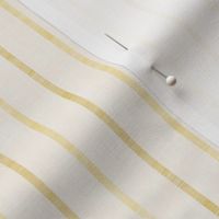 Pencil Stripe|| Yellow  Stripes on Cream ||Butterfly Spring Collection by Sarah Price