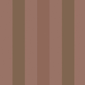 Vertical Wide Stripe in Shades of brown