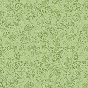 Ink Toadstool Light Green 2 extra-small scale