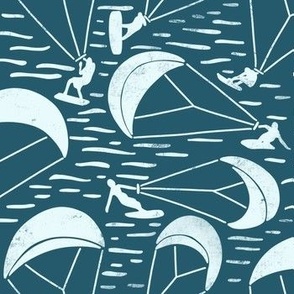 Kitesurfing Dream | Ocean Blue | Small Scale