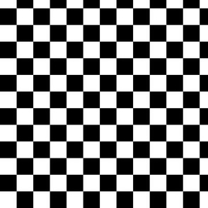 Micro checkerboard in black and white