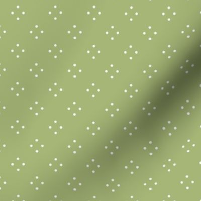 Dots Green_ Vintage Christmas