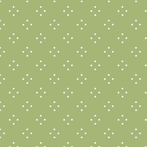 Dots Green_ Vintage Christmas