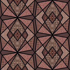 Geometric Design with Quilted Texture
