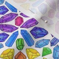 Gem Mandala Rainbow Tile Crystals