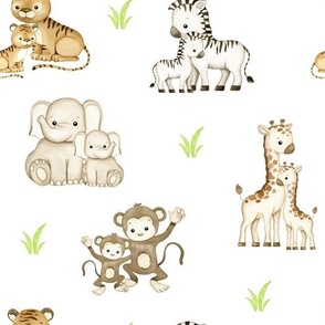 Safari Animals Baby Nursery 