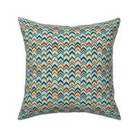 Chevron Herringbone Stripe | Bright Colors | Small Scale | Home Decor