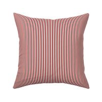 Cabana stripe - Lava Falls red and cream white - perfect stripe - extra small XS - red candy stripe