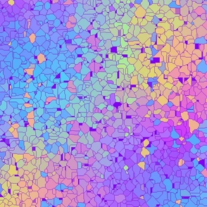 confetti camo - rainbow mosaic