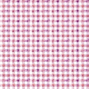 wineberry watercolor gingham