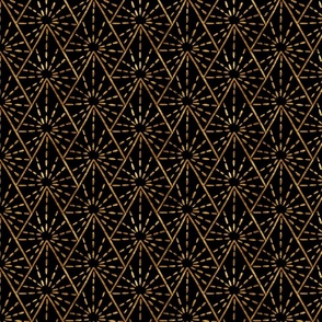Black Art deco lines. Modern geometric diamond. Minimalism Abstract shapes. 