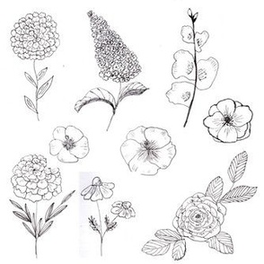 Floral TattoSheets