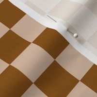 Checkerboard / Warm Almond Copper