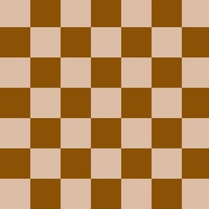 Checkerboard / Warm Almond Copper