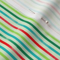 Holiday colored carnival stripe
