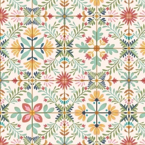 Nostalgic vintage tile medium