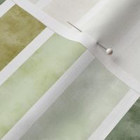 Watercolor  || Green and White Stripes || Coastal Cottage Collection by Sarah Price