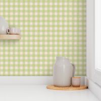 (XS)Sage Green Gingham Check Textured for kitchen interior