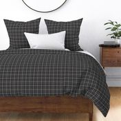 ★ BLACK AND GRAY TARTAN L ★ Royal Stewart inspired / Large Scale (4" on fabric, 6" on wallpaper) / Collection : Plaid ’s not dead – Classic Punk Prints 
