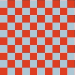 Checkerboard - Red + Blue