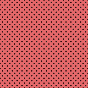 Polka Dots- Retro Geometric- Pink- Coordinate
