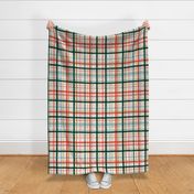 Christmas Plaid | green, pink, blue, red | jumbo scale ©designsbyroochita