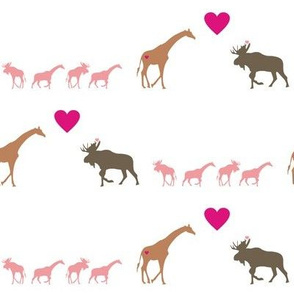 Giraffe Moose Love + Kids