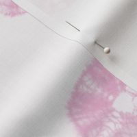 Polka shibori pink dots over light pink