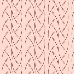 Whispering Wheat - Pink and Maroon 