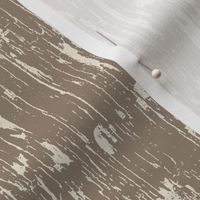 Woodgrain Texture- Morel Mushroom and Panna Cotta Antique White