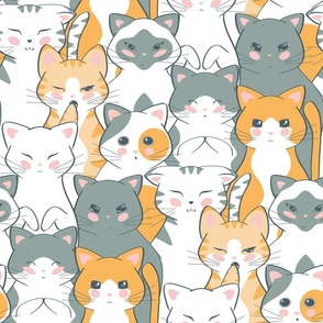 A bunch of cats | Large scale